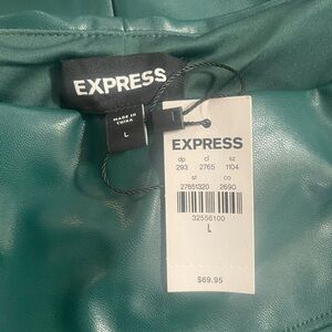 Express Green Midi Skirt Size L